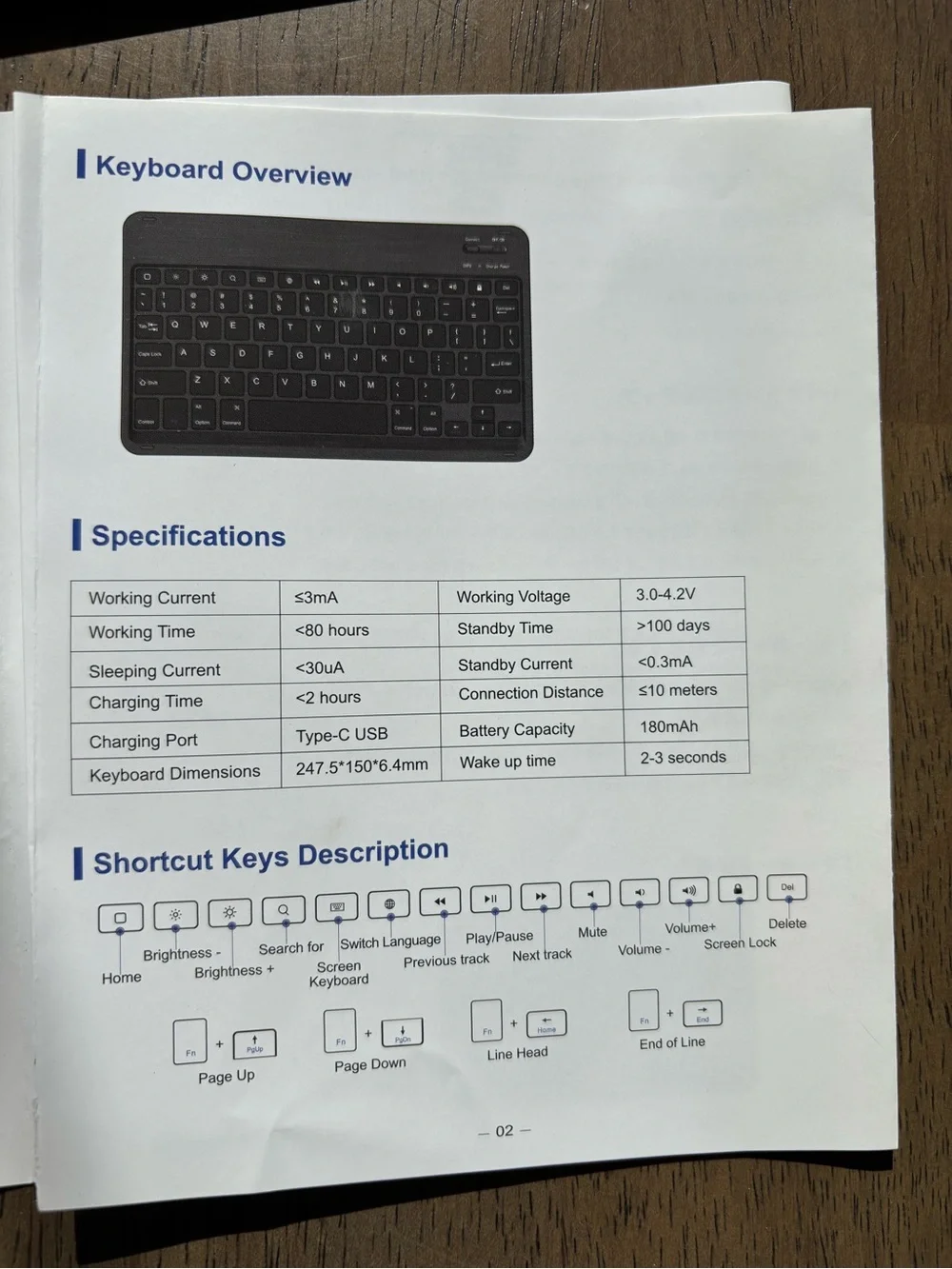 Wireless Keyboard for iPad 9th Generation 2021